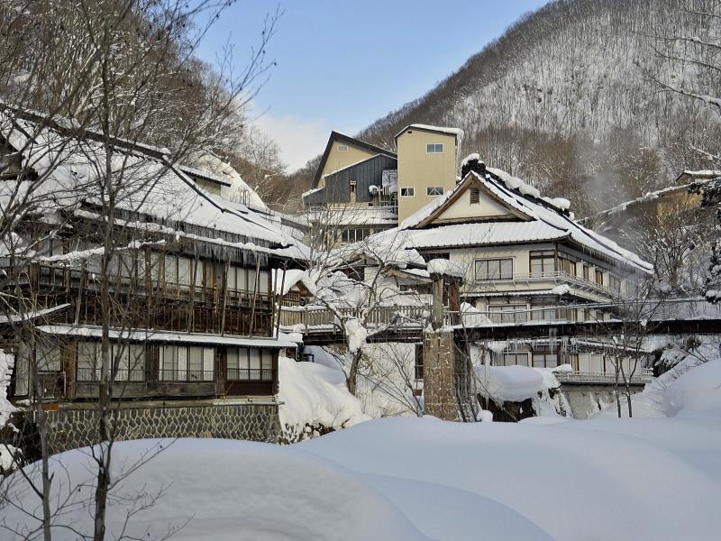 Hotel Takaragawa Onsen Ousenkaku Minakami Zewnętrze zdjęcie